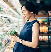 woman shopping in grocery store