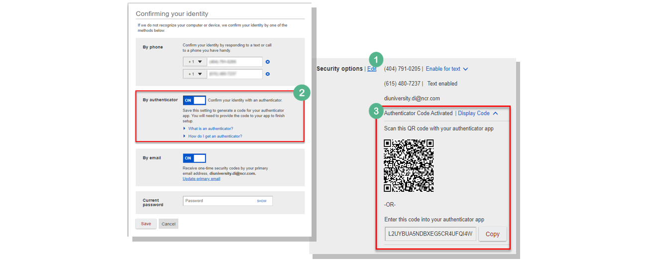 illustrate the enrollment and linking process