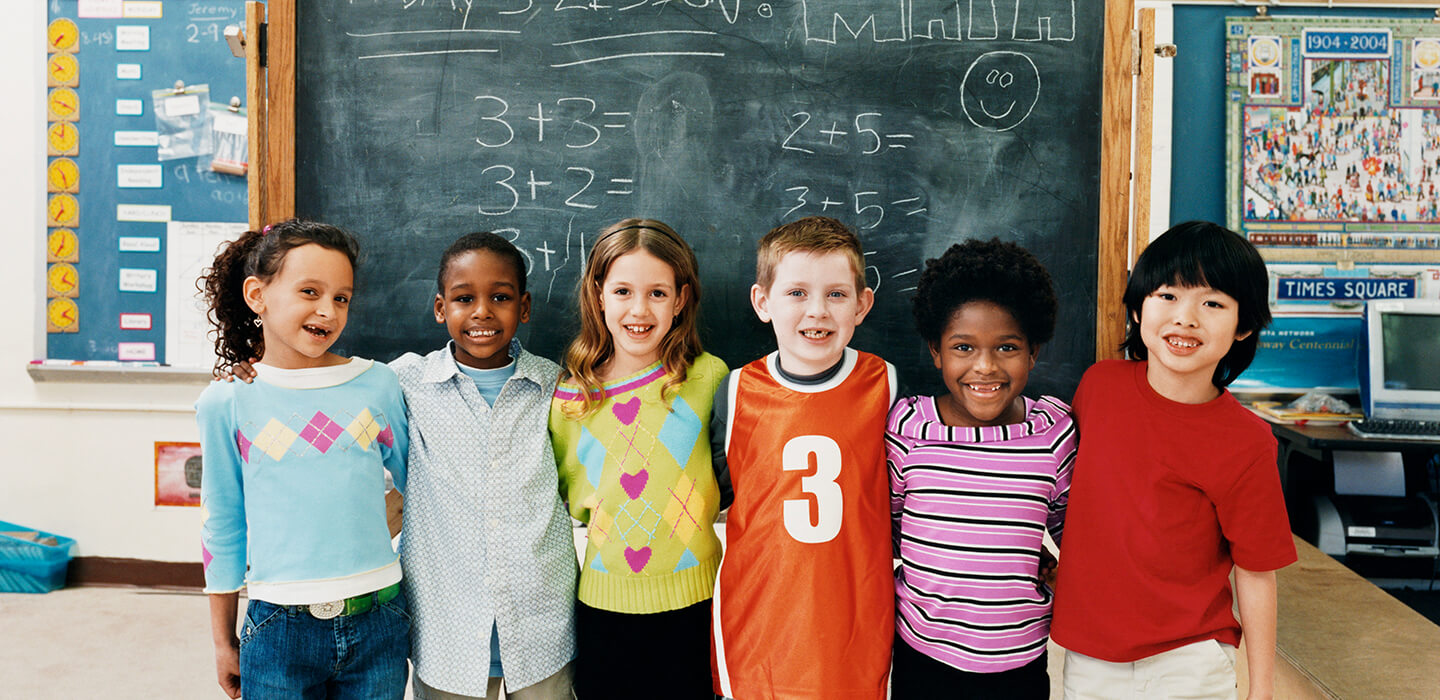 children in a classroom